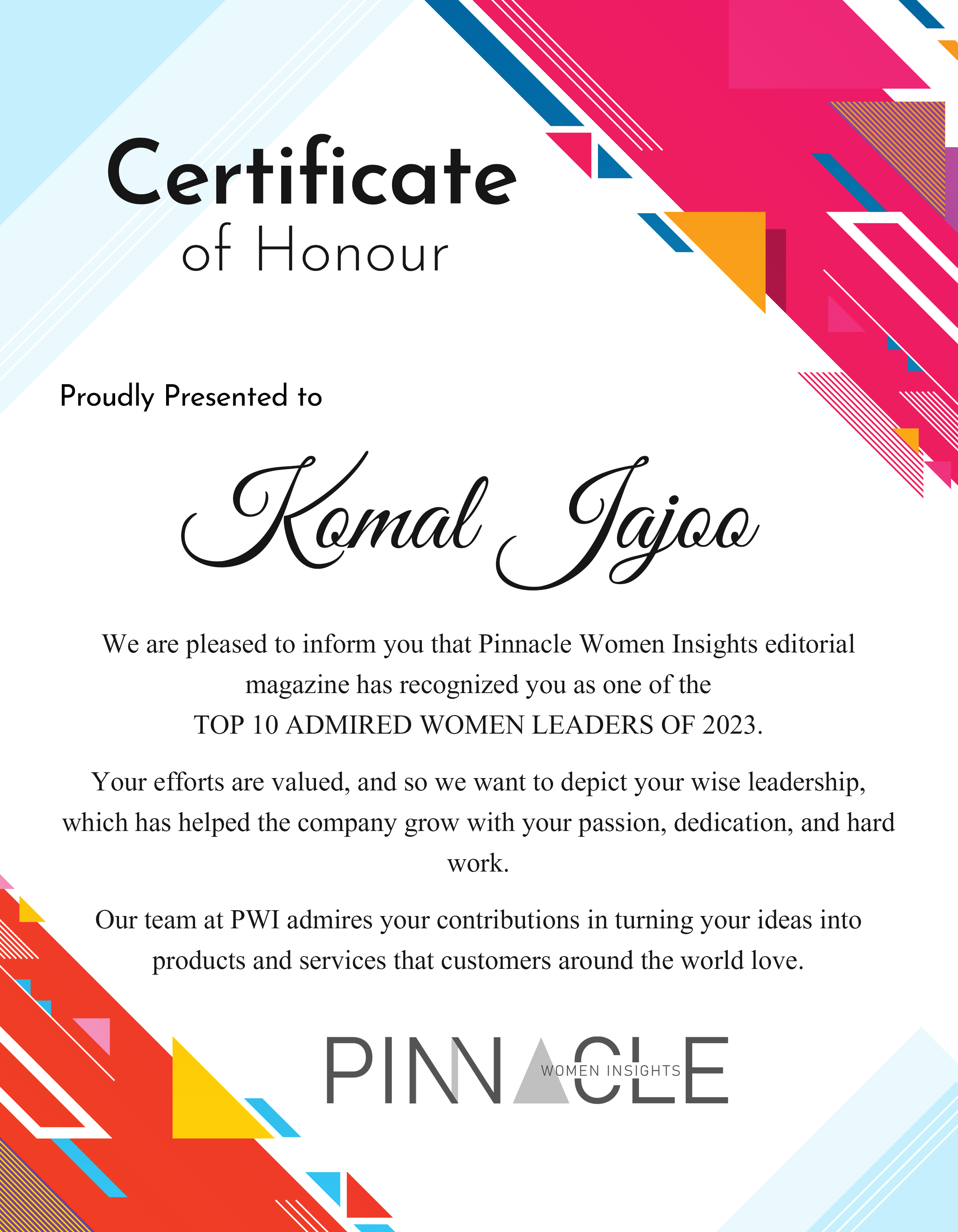 Elene Costan, CHRO of Berjé Inc, Top 10 Admired Women Leaders of 2023
